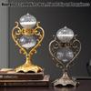 VINGAA Sand Timer, Glass Hourglass Timer, 30 Minute Hourglass Timer, Zinc Alloy Rotatable Hourglass Timer, Table Hourglass Decor, Hourglass, for Home, Bedroom, Study, Office view 3