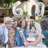 60th Birthday Decorations for Women Silver with 60th Birthday Tiara and Sash, Cake Topper and Candles, Silver Number Balloons, 60 Year Old Gifts for Women view 2