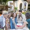 50th Birthday Decorations for Women Silver with 50th Birthday Sash and Crown, Cake Topper and Candles, Silver Number Balloons, 50 Year Old Gifts for Women view 2