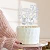 50th Birthday Decorations for Women Silver with 50th Birthday Sash and Crown, Cake Topper and Candles, Silver Number Balloons, 50 Year Old Gifts for Women view 4