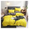QuKan Bed, Duvet Cover Set Green Reversible Bedding Set with Duvet Cover Sheet Pillowcase 4 Piece Home Textile Products view 4