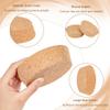 AHANDMAKER Large Tapered Cork Plugs 2 pcs Wooden Wine Bottle Stoppers for Mason Jars, Glass Bottles and Pottery, 4.3"x1.1",bottom diameter 3.8" view 3
