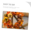 Amosfun 5pcs Natural Rattan Wreath Frame Decoration Circle Twig Branch Design for Home Crafting Safe Material for Creative Projects view 3