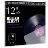 30 Pack 12 Inch Vinyl Record Inner Sleeves for Protection Storage view 1