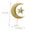 PRETYZOOM 1pc Glittering Star and Topper Iron Christmas Decoration for Home Bar Mall Creative Holiday Treetop Glitter Finish and Unique Design view 2