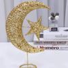 PRETYZOOM 1pc Glittering Star and Topper Iron Christmas Decoration for Home Bar Mall Creative Holiday Treetop Glitter Finish and Unique Design view 3