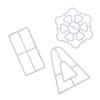 BRIGHTFUFU Biscuit Mold Ferris Wheel Design Embossing Sugarcraft Cookie Cutters Non-stick Baking Mold for Home Professional Use view 1