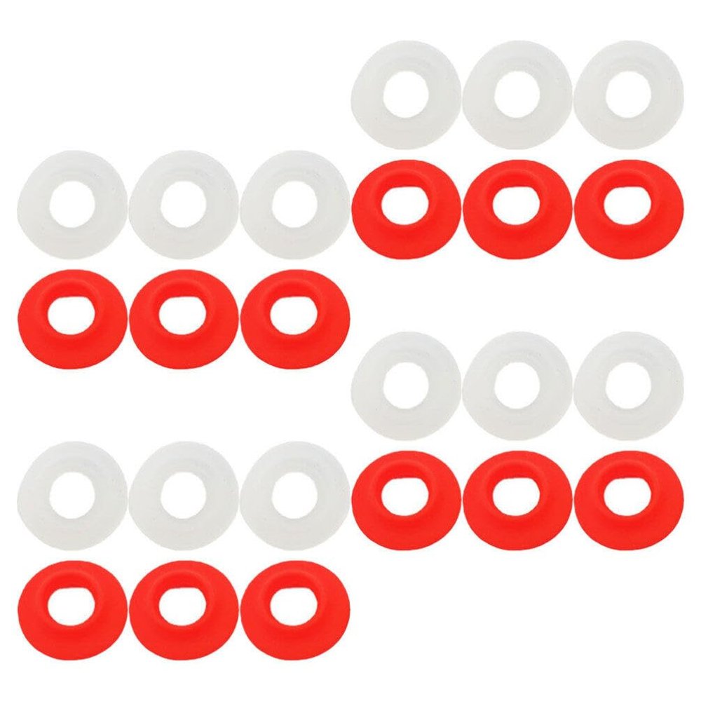 Kichvoe 24pcs Leak Swing Top Bottle Seals Gaskets Replacement Caps for Home Brewing Soda Wine and Beverage Containers Compatible Various Bottle