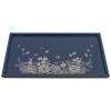 FEBRUARY MOUNTAIN Charming Reflections: Iridescent Mother-of-Pearl Floral and Butterfly Tray - Elegant Home Dcor Gift for Her view 2