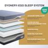 Dyonery Full 14 Inch Memory Foam Mattress in a Box, Jacquard Fabric Cover, Made in The USA of US Foam and Global Materials, CertiPUR-US Certified, Ventilated Copper AeroFusion Memory Foam, 75x54 view 3