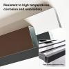 Outdoor unit mini split air conditioner cover,mini split pipe cover,Window unit air conditioner deflector,Aluminum alloy air conditioner frame,Dustproof and waterproof,Suitable for indoor and outdoor view 4