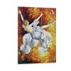 AAHARYA Swing-digital-remastered-edition-louis-icart-gigapixel-scale-4x Canvas Painting Wall Art Poster for Bedroom Living Room Decor 08x12inch(20x30cm) Frame-style-3 view 1