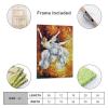 AAHARYA Swing-digital-remastered-edition-louis-icart-gigapixel-scale-4x Canvas Painting Wall Art Poster for Bedroom Living Room Decor 08x12inch(20x30cm) Frame-style-3 view 2