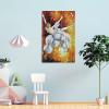 AAHARYA Swing-digital-remastered-edition-louis-icart-gigapixel-scale-4x Canvas Painting Wall Art Poster for Bedroom Living Room Decor 08x12inch(20x30cm) Frame-style-3 view 4