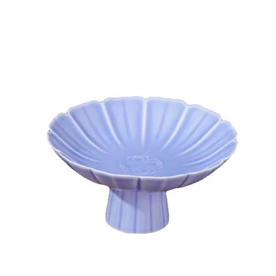 13cm Chinese Style Ceramic Fruit Tray Creative Tea Tray Dry Fruit Tray