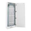 Wall-Mounted Ironing Board Cabinet, Hanging Ironing Board Foldable with Dressing Mirror, Ironing Center for Apartment, Hotel, Laundry Room, Home view 4