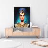 AAHARYA Posters Egyptian Queen Nefertiti Egyptian Art Canvas Painting Wall Art Poster for Bedroom Living Room Decor 8x10inch(20x26cm) Unframe-style-3 view 3