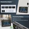 DreamSky Digital Clock with Date and Day of Week - Large Calendar Clock for Seniors Elderly, Loud Alarm Clock for Bedroom Desk, Backlight Dimmer, Adjustable Volume, USB Port, Auto DST, Battery Backup view 4