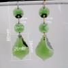 Chandelier Crystal Prisms Pendants 2Pcs Green 38mm Maple Leaf Shaped Drops Crystal Pendants Octagon Lighting Chandelier Chandelier Crystal Prisms Pendants view 2