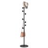 SKVLF Garment Rack Metal Coat Rack With Marble Base, Freestanding Coat Hanger With 8 Hooks For Hanging Hat, Bag, Space Saving Coat Tree Stand For Entryway Bedroom And Office, 32x170CM(Color:Black) view 1