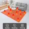 MOFGOE Large Heated Floor Mats, Electric Floor Heater with 60 Gear Adjustment Temperature, Heated Floor Rug with 12 Hour Timing, for Indoor Use House Inside,200x250cm view 2