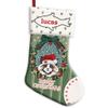MALIHONG 1 Pack Merry Christmas Stocking Ragdoll Cat Christmas Tree Hanging Stocking Fireplace Decor Xmas Winter for Cat Lovers Family 14.4 Inch view 1