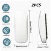 Wedhapy Crumb Sweeper Carpet Brush Carpet Sweeper 2PCS Handheld Rolling Ergonomic Pp Bristle Nutshell Crumb Brush Abs Cleaning Crumber for Table Bed Sofa Carpet view 4