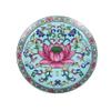 20.3cm Enamel Colored Flat Bottom Offering Tray Ceramic Fruit Tray Tribute Tray Offering Tray view 1