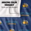 Fort Lewis College Blanket, 60"x80" Logo Pattern Silky Touch Super Soft Throw Blanket view 4