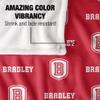 Bradley University Blanket, 60"x80" Logo Pattern Silky Touch Super Soft Throw Blanket view 4