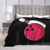 Bowling Throw Blanket for Couch Bed Sofa Soft and Comfortable Blankets 40"x30" Anti-Pilling Flannel Blanket view 4
