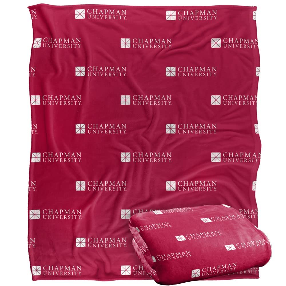 Chapman University Blanket, 60"x80" Logo Pattern Silky Touch Super Soft Throw Blanket
