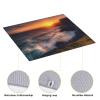 Dish Drying Mat for Kitchen Counter, Absorbent Microfiber Drainer Mats, Non-slip Kitchen Draining Mat for Coffee Machine Dish Rack Pad 18"x16" Ireland Sunset Seascape Dish Drainer Pad view 3