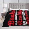 Books Because Reality is Overrated Throw Blanket for Couch Bed Sofa Soft and Comfortable Blankets 60"x50" Anti-Pilling Flannel Blanket view 4