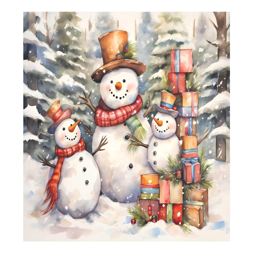 ALAZA Oil Painting Christmas Tree Dishwasher Magnet Cover Sticker Decorative Refrigerator Magnet Panel Decal Cover for Home Kitchen Appliance Decor