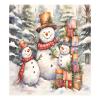 ALAZA Oil Painting Christmas Tree Dishwasher Magnet Cover Sticker Decorative Refrigerator Magnet Panel Decal Cover for Home Kitchen Appliance Decor view 1