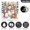 ALAZA Oil Painting Christmas Tree Dishwasher Magnet Cover Sticker Decorative Refrigerator Magnet Panel Decal Cover for Home Kitchen Appliance Decor view 3
