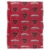 Bridgewater State University Blanket, 60"x80" Logo Pattern Silky Touch Super Soft Throw Blanket view 2