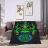 Cartoon Characters Throw Blanket for Couch Bed Sofa Soft and Comfortable Blankets 80"x60" Anti-Pilling Flannel Blanket view 3