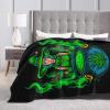 Cartoon Characters Throw Blanket for Couch Bed Sofa Soft and Comfortable Blankets 80"x60" Anti-Pilling Flannel Blanket view 4