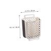 Baluue 1set Plastic Laundry Basket Space-saving Wall Hamper for Dirty Clothes Design Strong Load-bearing Capacity for Home and Closet Organization view 2