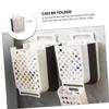 Baluue 1set Plastic Laundry Basket Space-saving Wall Hamper for Dirty Clothes Design Strong Load-bearing Capacity for Home and Closet Organization view 3