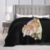 Cute Beaver Throw Blanket for Couch Bed Sofa Soft and Comfortable Blankets 80"x60" Anti-Pilling Flannel Blanket view 4
