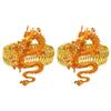 Artibetter 2pcs Curtain Buckle Drapery Hold Backs Window Holdbacks Dragon Napkin Rings Window Tieback Curtain Holders Window Tie Backs Curtain Pull Backs Drapes Fixed Rope Metal No Punching view 1