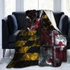 Smoke Flag of Maryland Throw Blanket for Couch Bed Sofa Soft and Comfortable Blankets 60"x50" Anti-Pilling Flannel Blanket view 2