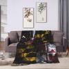Smoke Flag of Maryland Throw Blanket for Couch Bed Sofa Soft and Comfortable Blankets 60"x50" Anti-Pilling Flannel Blanket view 3