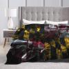 Smoke Flag of Maryland Throw Blanket for Couch Bed Sofa Soft and Comfortable Blankets 60"x50" Anti-Pilling Flannel Blanket view 4