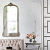 24"x60" Arch Floor Mirror with Gold Metal Frame, Full Body Mirror for Bathroom Bedroom Living Room view 1