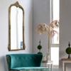 24"x60" Arch Floor Mirror with Gold Metal Frame, Full Body Mirror for Bathroom Bedroom Living Room view 4