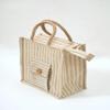 Jute Bag with Mobile Holder - Eco-Friendly - for Shopping | Lunch Bag/Tiffin | Grocery Storage. for Men & Women, 30 X 30 cm view 2